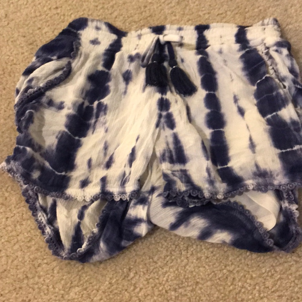 Tie dye shorts